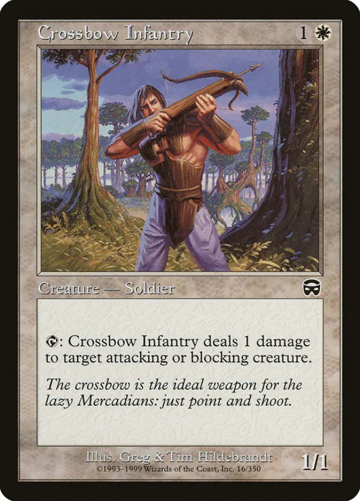 Crossbow Infantry [Mercadian Masques] - MTG Single