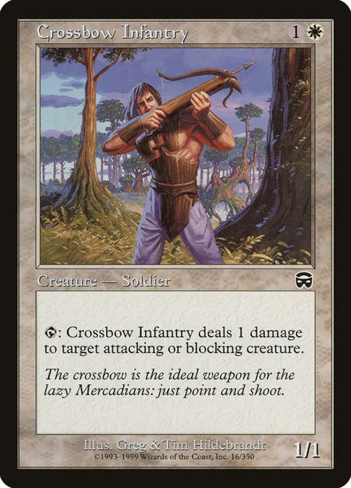 Crossbow Infantry [Mercadian Masques] - MTG Single