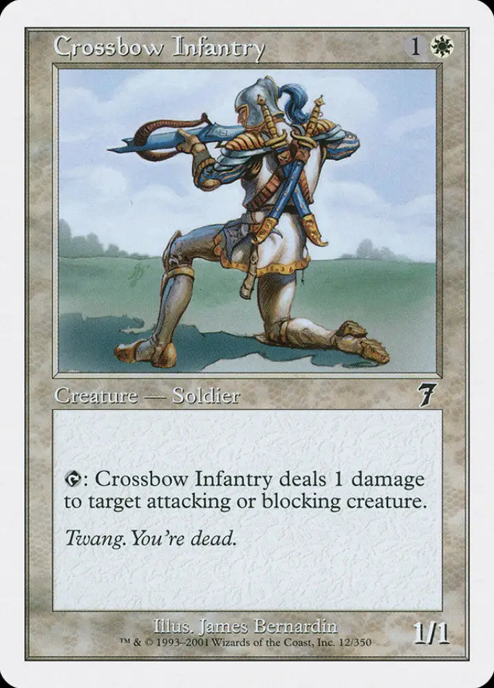 Crossbow Infantry [Seventh Edition] - MTG Single