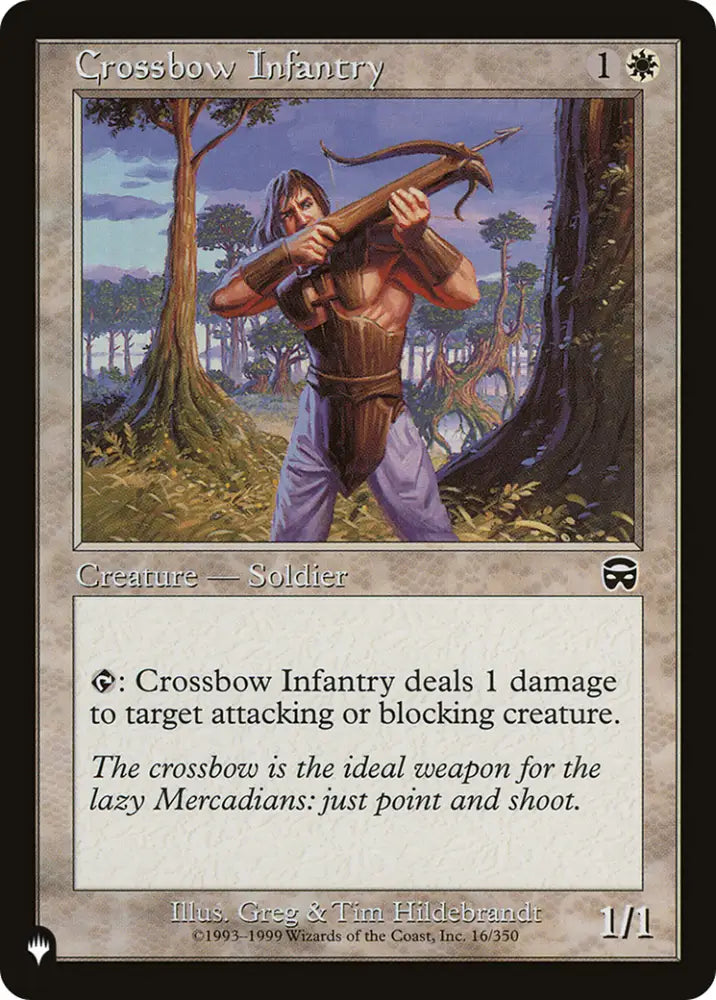Crossbow Infantry [The List] - MTG Single
