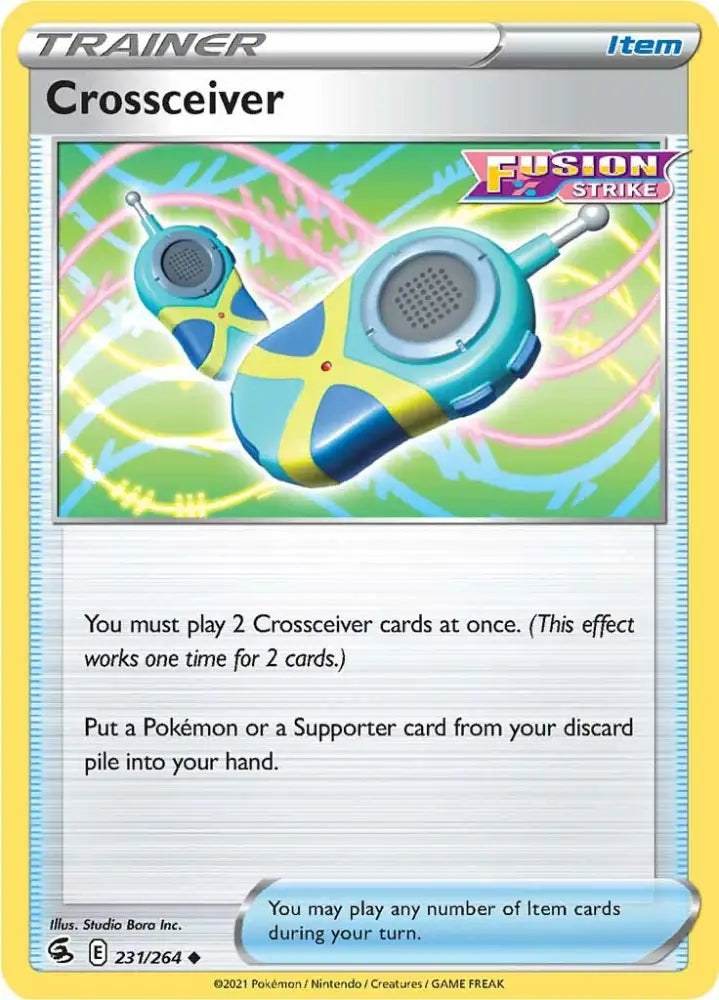 Crossceiver (231/264) [Sword & Shield: Fusion Strike] - Pokemon Single
