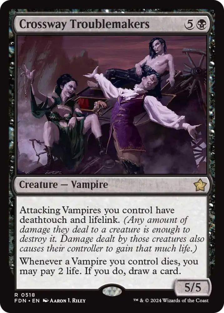 Crossway Troublemakers [Foundations] - MTG Single