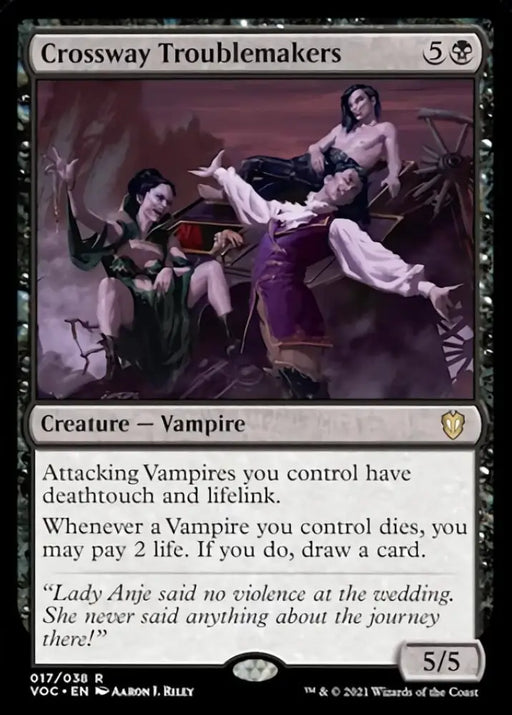 Crossway Troublemakers [Innistrad: Crimson Vow Commander] - MTG Single