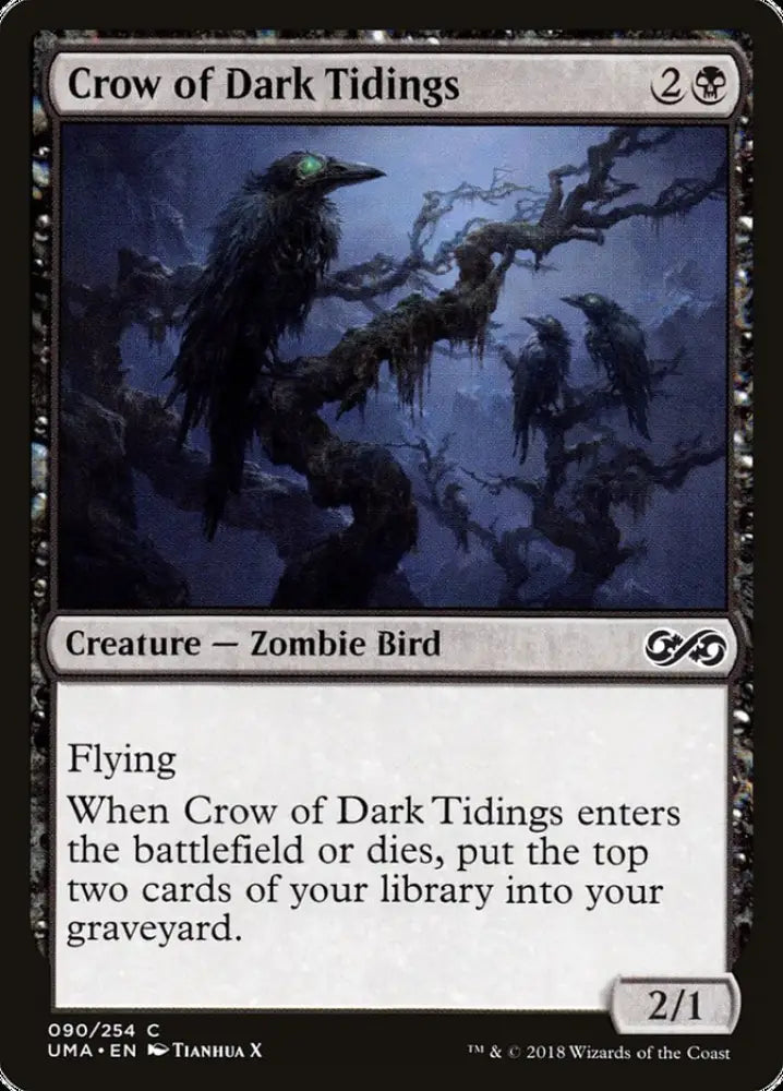 Crow of Dark Tidings [Ultimate Masters] - MTG Single