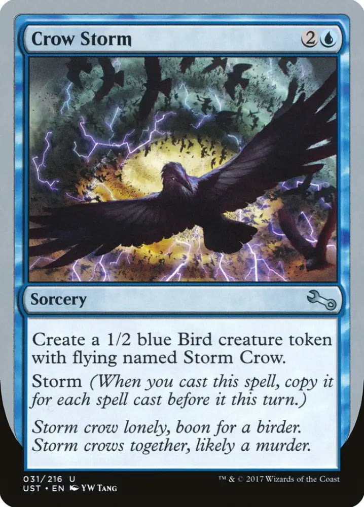 Crow Storm [Unstable] - MTG Single