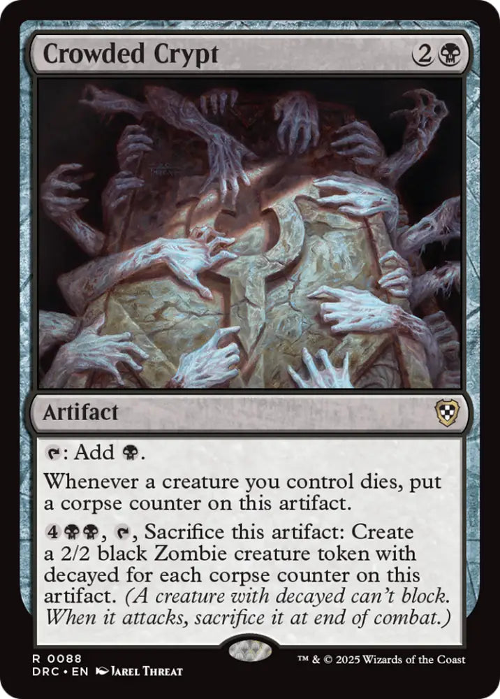 Crowded Crypt [Aetherdrift Commander] - MTG Single