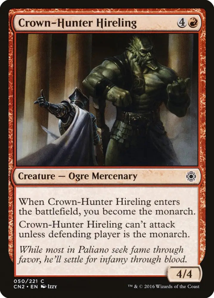 Crown-Hunter Hireling [Conspiracy: Take the Crown] - MTG Single