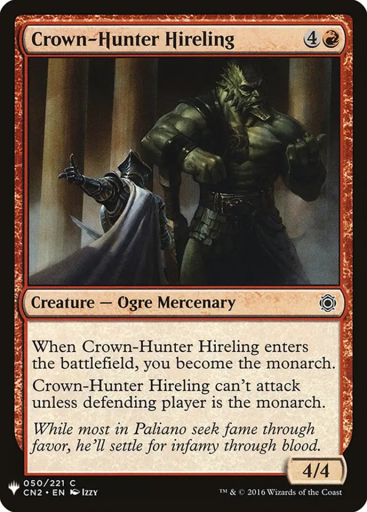 Crown-Hunter Hireling [Mystery Booster] - MTG Single