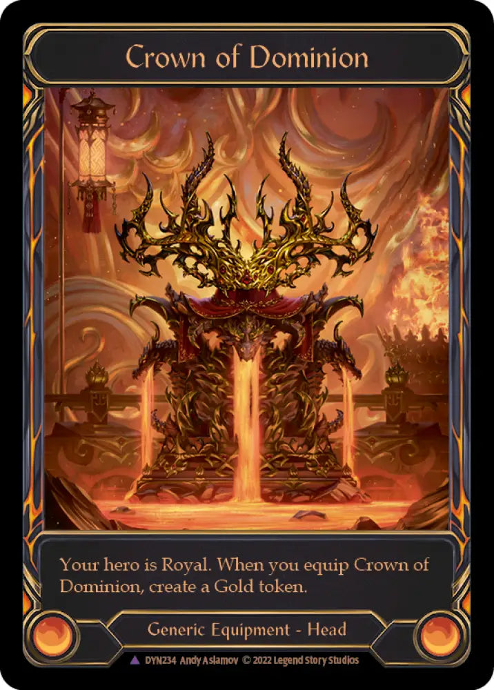 Crown of Dominion (Marvel) [Dynasty] Cold Foil - Flesh And Blood Single