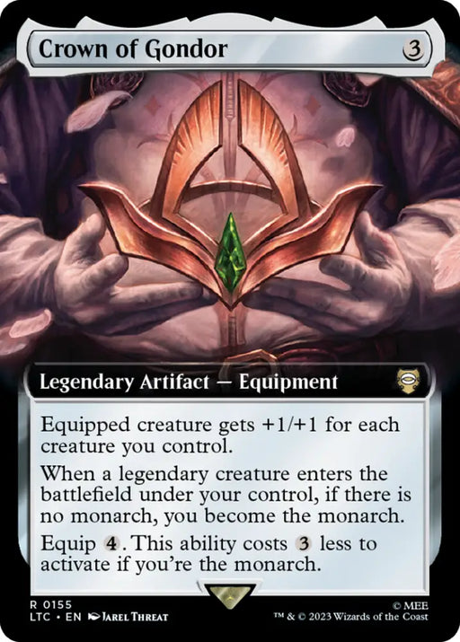 Crown of Gondor (Extended Art) [The Lord of the Rings: Tales of Middle-Earth Commander] - MTG Single
