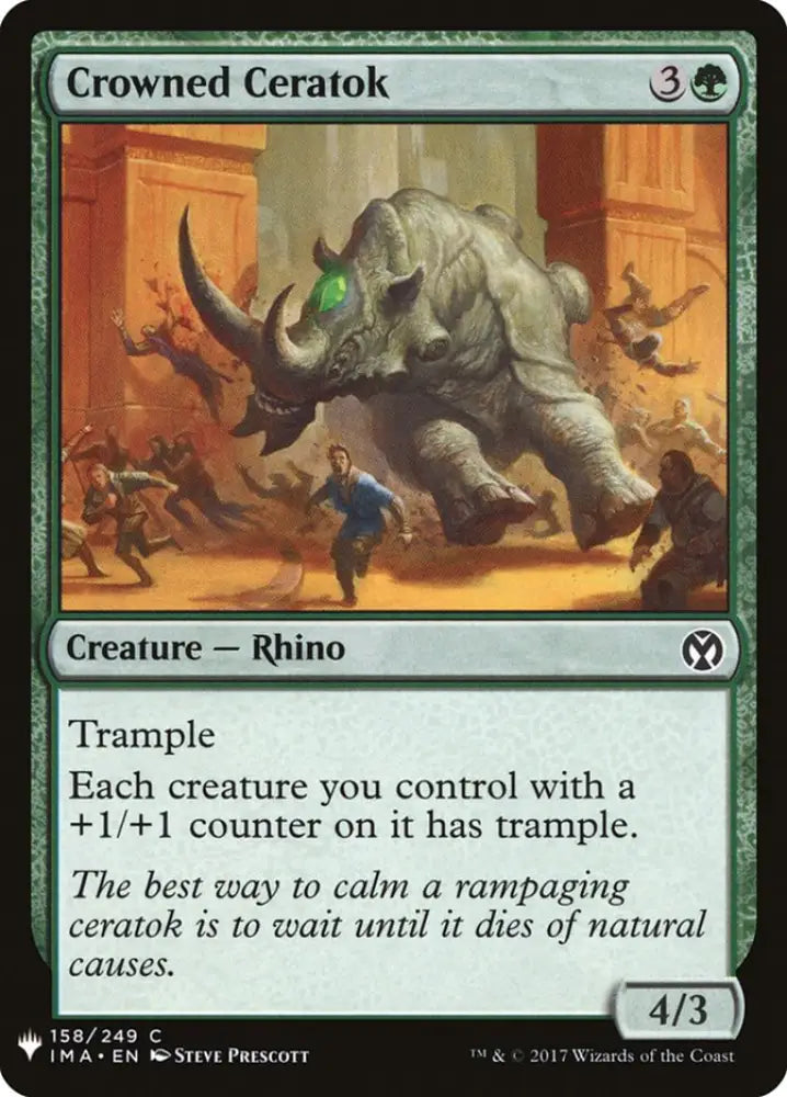 Crowned Ceratok [Mystery Booster] - MTG Single