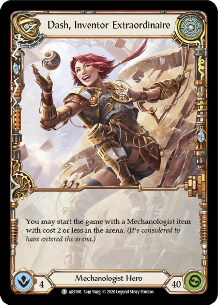 Crucible of Aetherweave // Dash Inventor Extraordinaire [Arcane Rising Unlimited] - Flesh And Blood Single