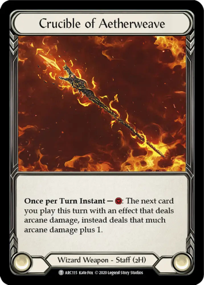 Crucible of Aetherweave // Dash Inventor Extraordinaire [Arcane Rising Unlimited] - Flesh And Blood Single