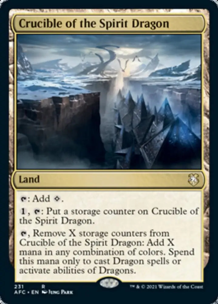 Crucible of the Spirit Dragon [Dungeons & Dragons: Adventures in the Forgotten Realms Commander] - MTG Single