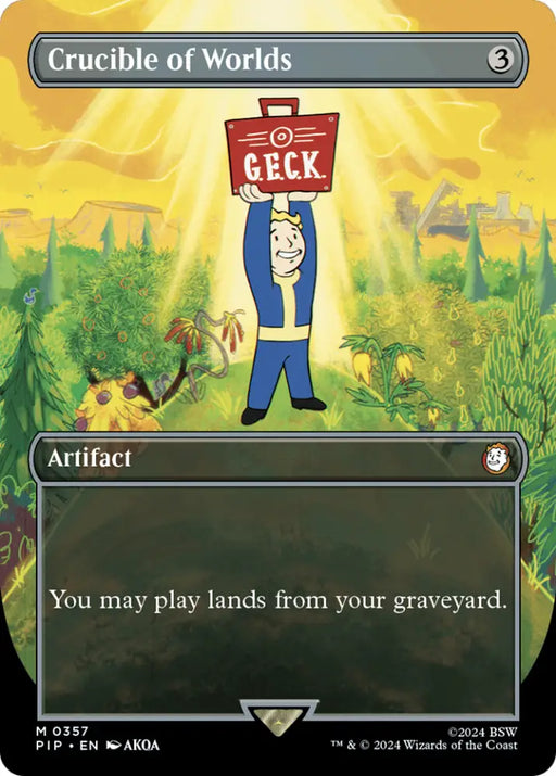 Crucible of Worlds (Borderless) [Fallout] - MTG Single