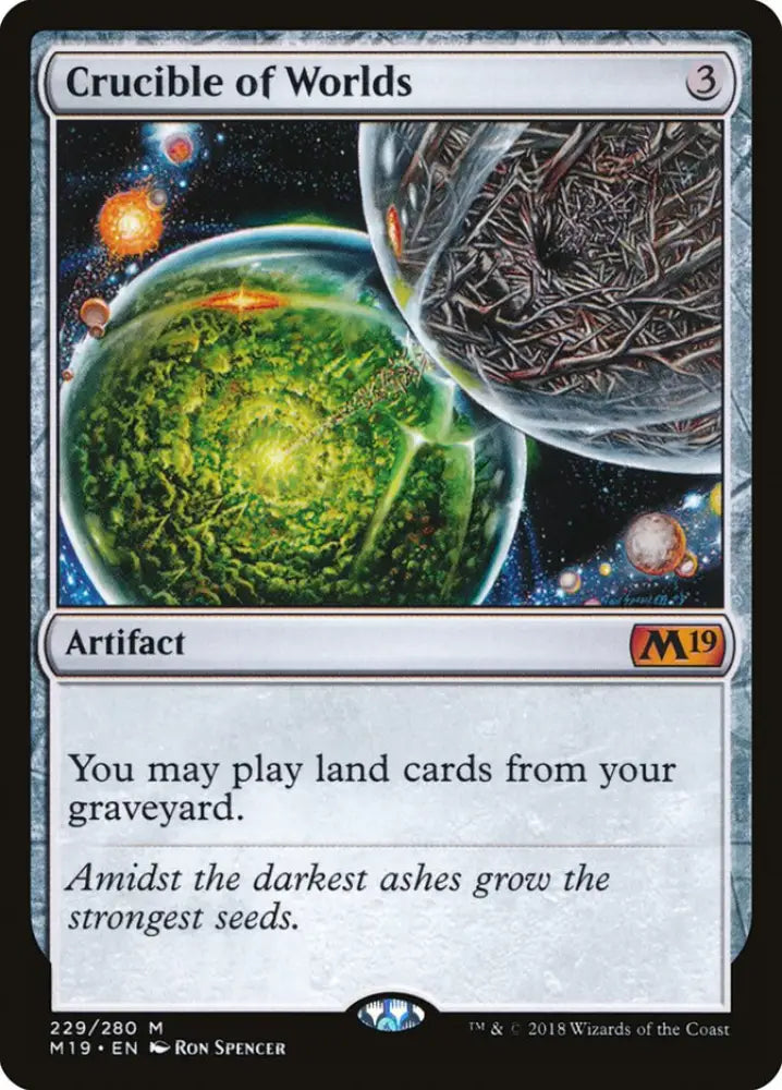 Crucible of Worlds [Core Set 2019] - MTG Single
