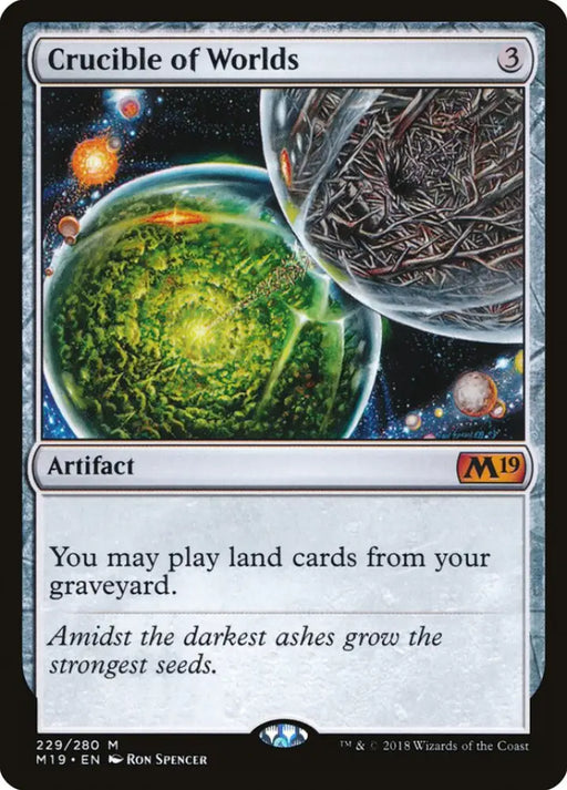 Crucible of Worlds [Core Set 2019] - MTG Single