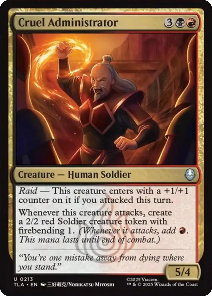 Cruel Administrator (213) [Avatar: The Last Airbender]