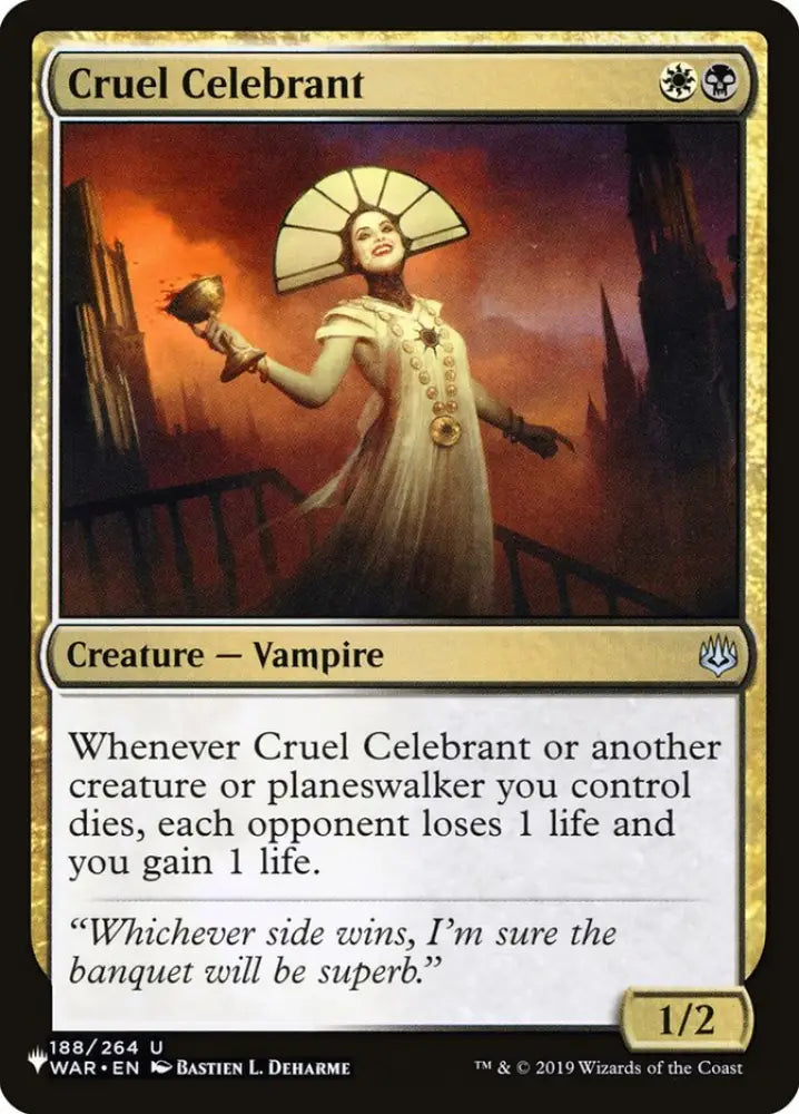 Cruel Celebrant [The List] - MTG Single