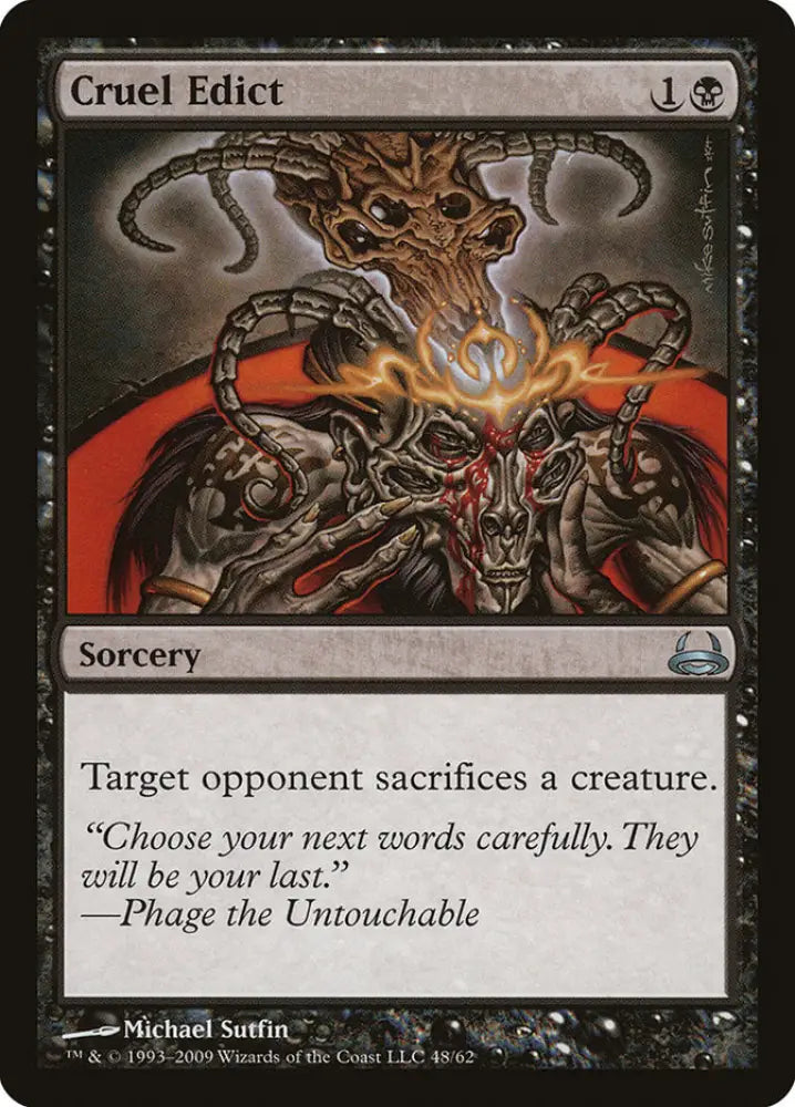 Cruel Edict [Duel Decks: Divine vs. Demonic] - MTG Single
