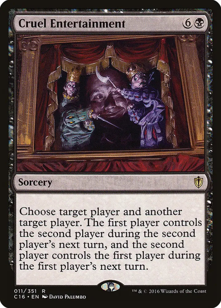 Cruel Entertainment [Commander 2016] - MTG Single