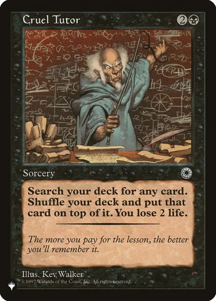 Cruel Tutor [The List] - MTG Single