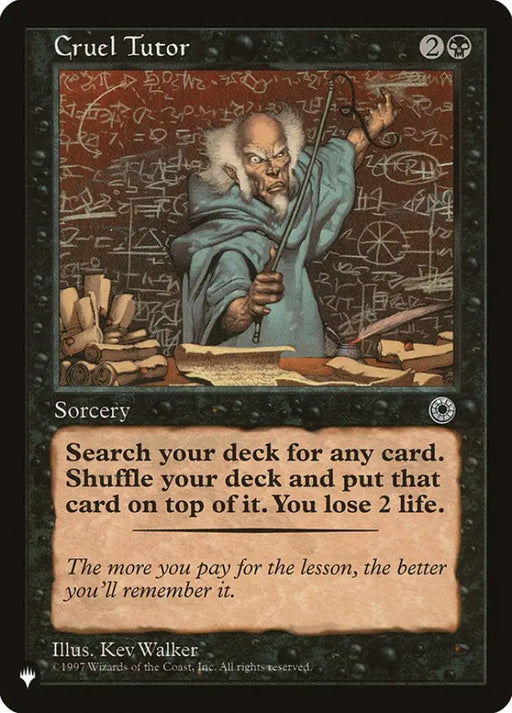 Cruel Tutor [The List] - MTG Single