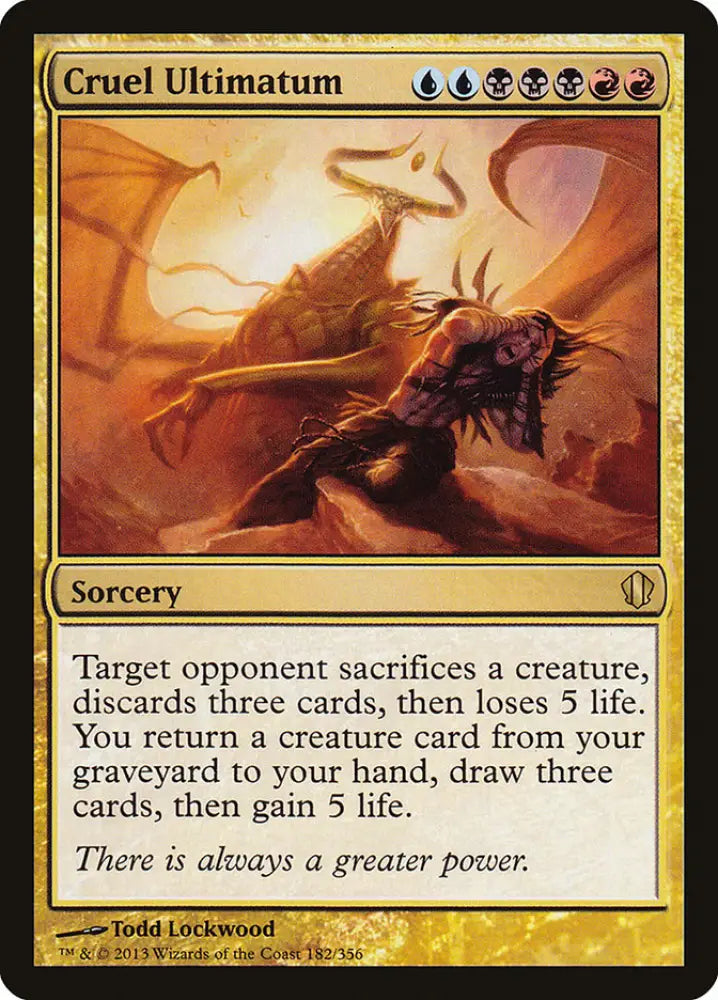 Cruel Ultimatum [Commander 2013] - MTG Single