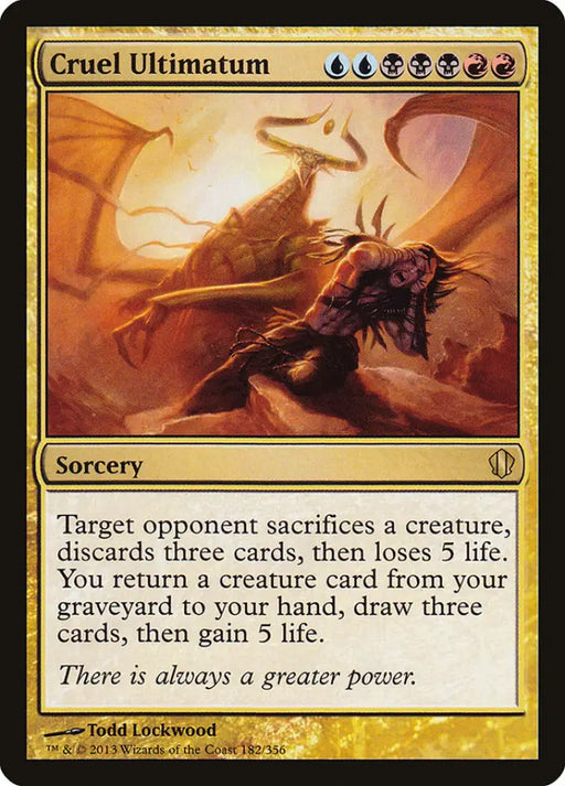 Cruel Ultimatum [Commander 2013] - MTG Single