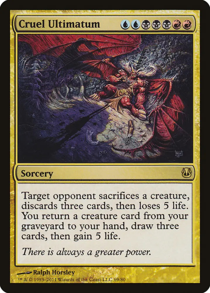 Cruel Ultimatum [Duel Decks: Ajani vs. Nicol Bolas] - MTG Single