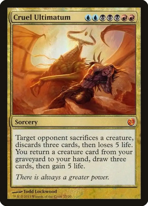 Cruel Ultimatum [From the Vault: Twenty] - MTG Single