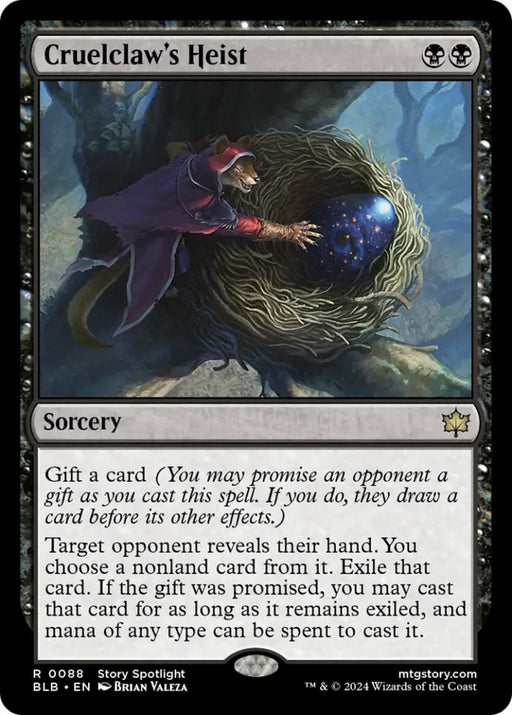 Cruelclaw’s Heist [Bloomburrow] - MTG Single