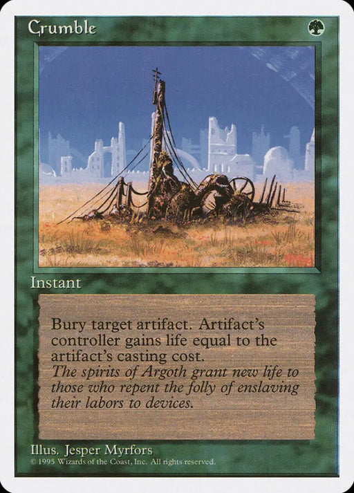 Crumble [Fourth Edition] - MTG Single