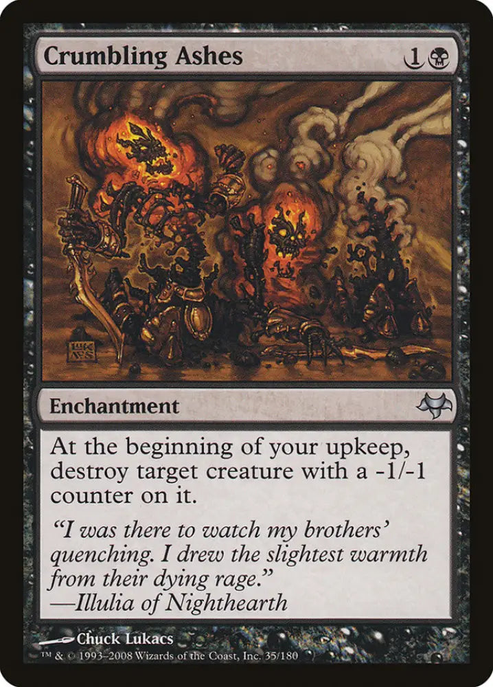 Crumbling Ashes [Eventide] - MTG Single