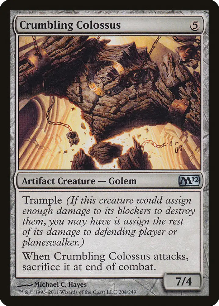 Crumbling Colossus [Magic 2012] - MTG Single