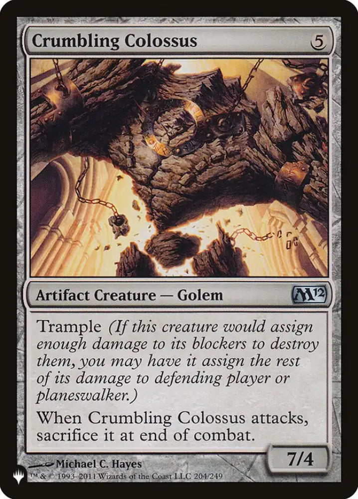 Crumbling Colossus [The List] - MTG Single