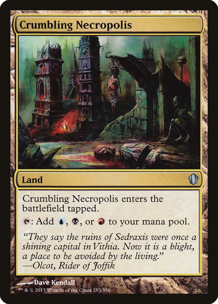 Crumbling Necropolis [Commander 2013] - MTG Single