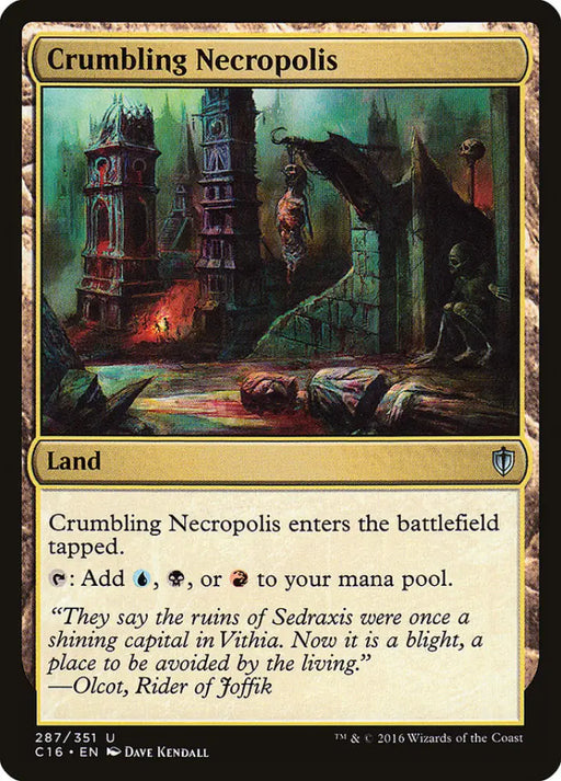 Crumbling Necropolis [Commander 2016] - MTG Single