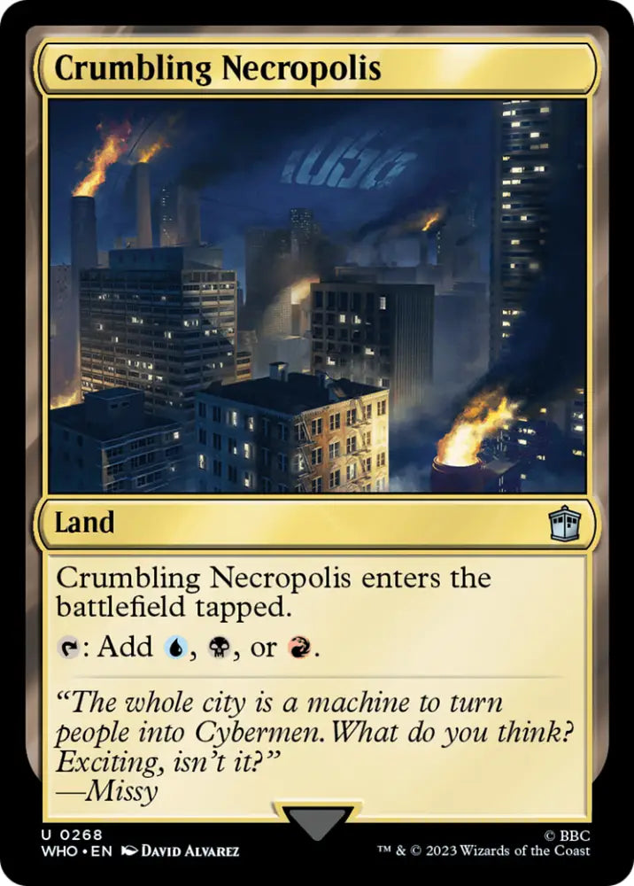 Crumbling Necropolis [Doctor Who] - MTG Single