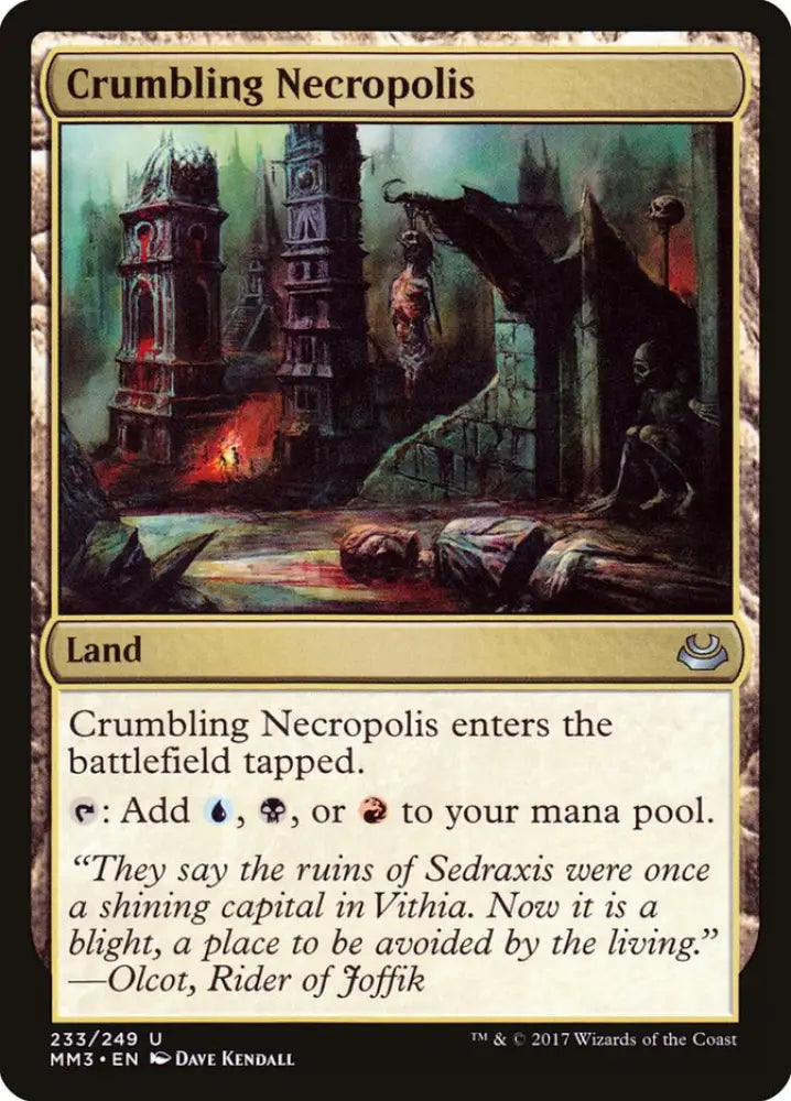 Crumbling Necropolis [Modern Masters 2017] - MTG Single