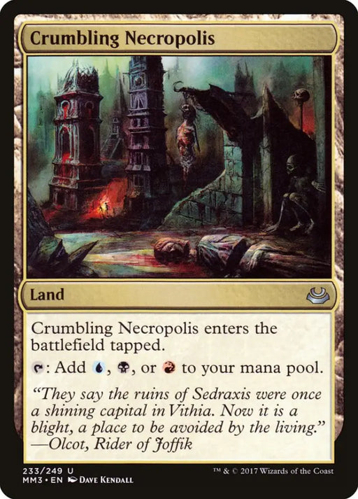 Crumbling Necropolis [Modern Masters 2017] - MTG Single