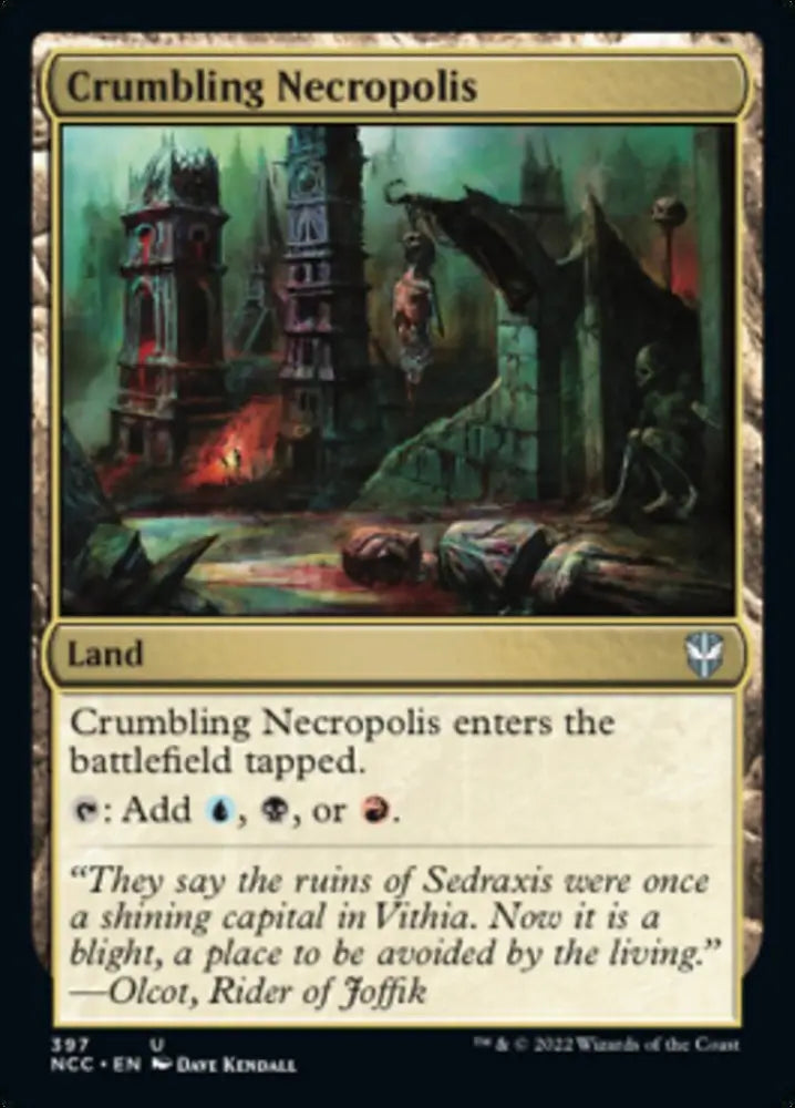 Crumbling Necropolis [Streets of New Capenna Commander] - MTG Single