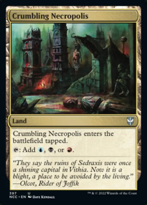 Crumbling Necropolis [Streets of New Capenna Commander] - MTG Single