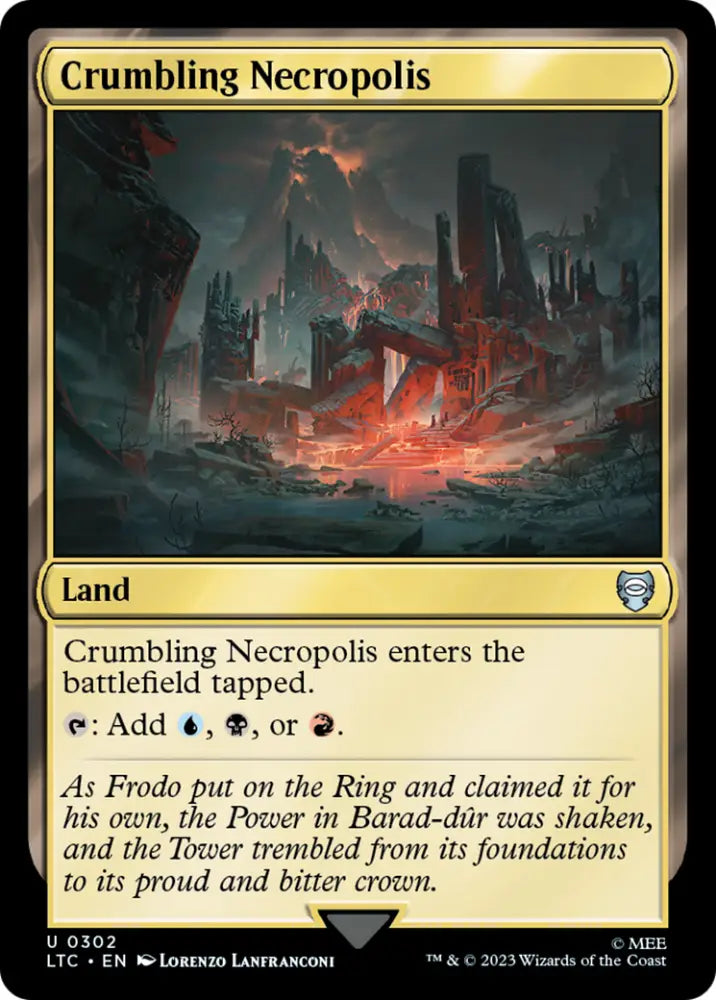 Crumbling Necropolis [The Lord of the Rings: Tales of Middle-Earth Commander] - MTG Single