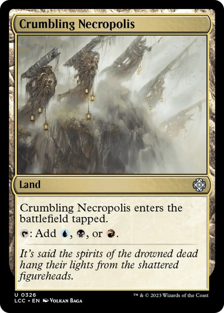 Crumbling Necropolis [The Lost Caverns of Ixalan Commander] - MTG Single