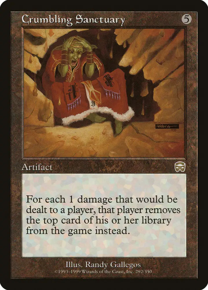Crumbling Sanctuary [Mercadian Masques] - MTG Single