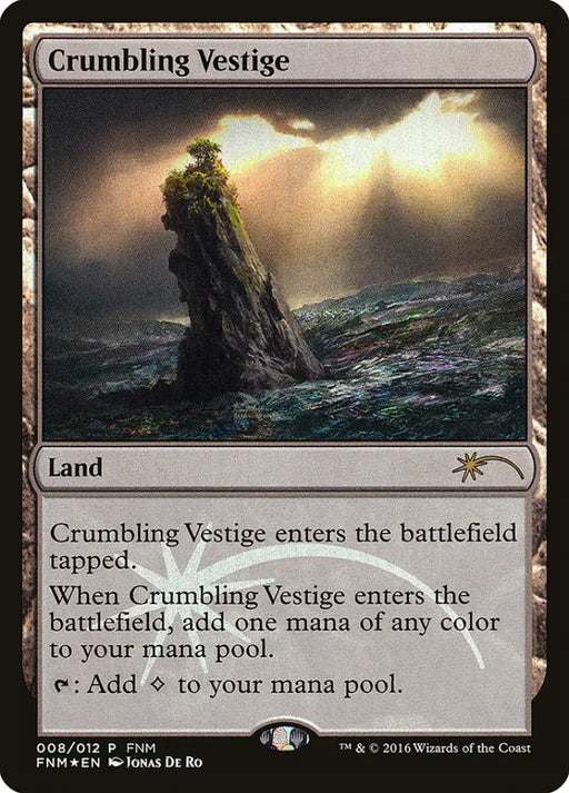Crumbling Vestige [Friday Night Magic 2016] - MTG Single