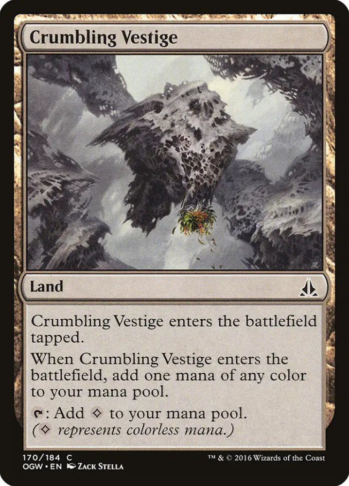 Crumbling Vestige [Oath of the Gatewatch] - MTG Single