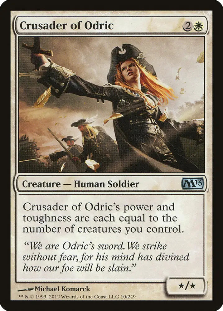 Crusader of Odric [Magic 2013] - MTG Single