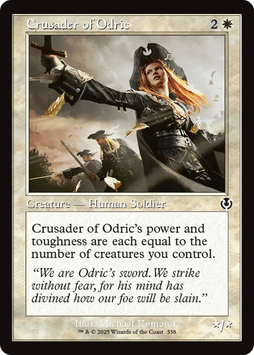Crusader of Odric (Retro Frame) [Innistrad Remastered] - MTG Single